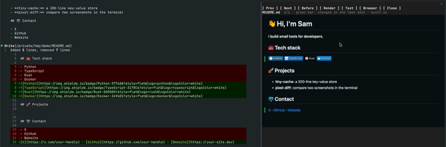 md-preview mod interface screenshot from its GitHub repository